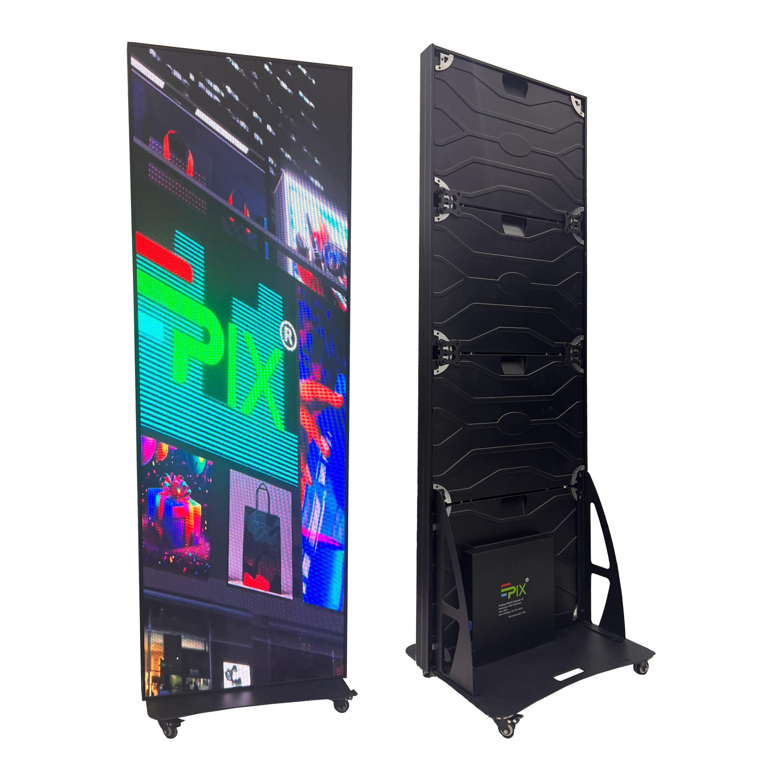 digital poster led screen eposter self standing display copy